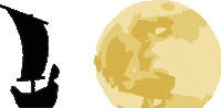 moon vikings Sticker by Cerveza Harbardr