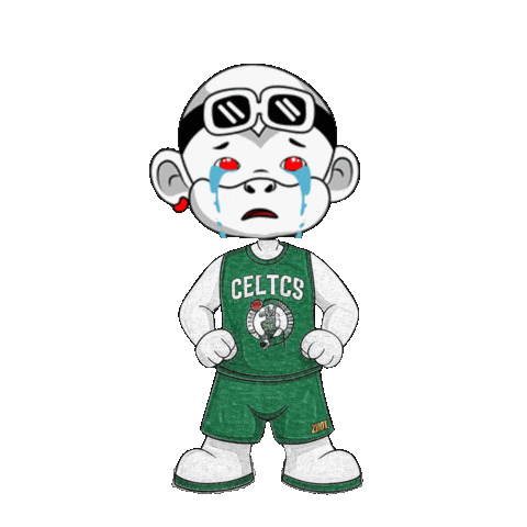 Boston Sad Fan Sticker by Zhot