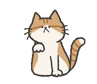 5f18096c252c471abaa6a3f0a7275c cat かわいい ねこ 猫 Sticker