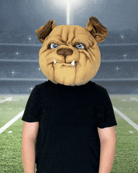 MUGRootBeer football dog touchdown mug root beer GIF