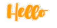 graaaart pink hi hey orange Sticker