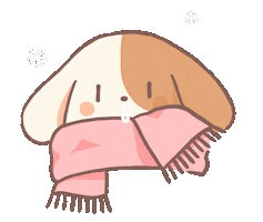 Dog Snow Sticker