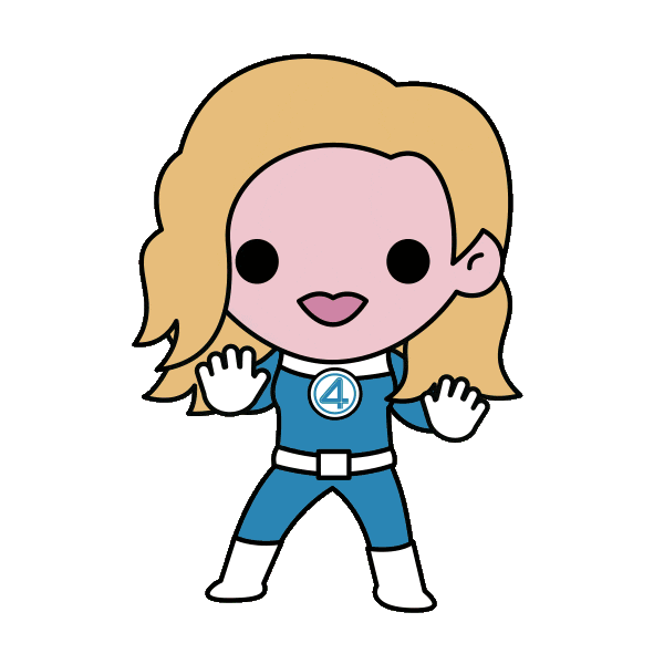 Disappear Fantastic Four Sticker by Marvel Studios