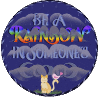 Maya Angelou Rainbow Sticker by Neeryletters