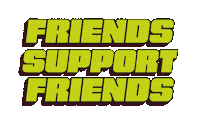 Typography Support Sticker