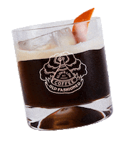 Orange Peel Coffee Sticker by slowandlow