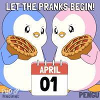 April Fools Penguin GIF by Pudgy Penguins