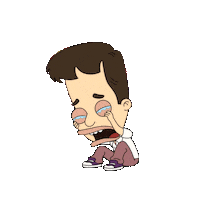 sad big mouth Sticker by Big Mouth Netflix