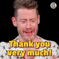 Thank You Very Much GIF by First We Feast