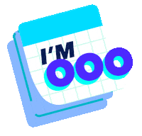 Sick Out Of Office Sticker by Fishbowl