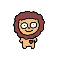 Lion Love Sticker