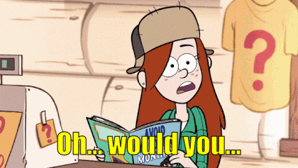 butting giphyupload gravity falls wendy eye contact GIF