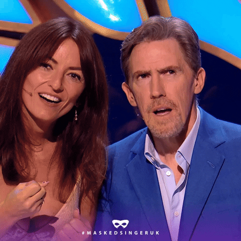 Shock Aww GIF by The Masked Singer UK & The Masked Dancer UK