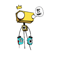Aurailieus bobtherobot aurailieus aurailieusartist bobtherobotprinceofdenmark Sticker