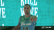 Basketball Wave GIF by GreenWave