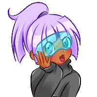 wan_illu wink holi wan oli Sticker