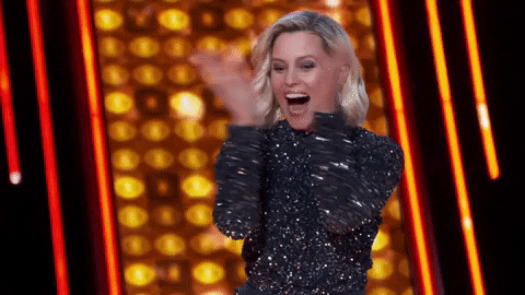 abcnetwork giphygifmaker happy excited cheer GIF