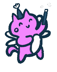 Cat Good Luck Sticker by Abitan