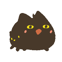 Black Cat Sticker