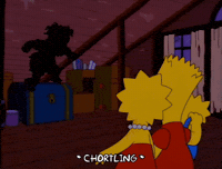 Scared Lisa Simpson GIF by The Simpsons