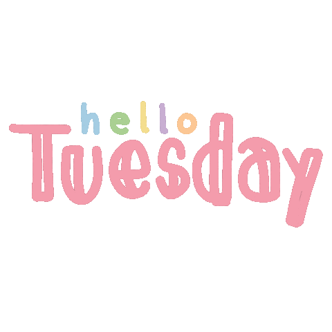 Tuesday Morning Hello Sticker