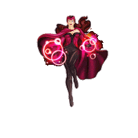 carcrashcarlos scarlet witch wanda maximoff wandavision carcrashcarlos Sticker