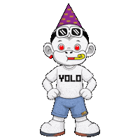 Lets Go Yolo Sticker by Zhot