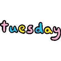 Week Tuesday Sticker by Sanz i Vila