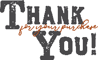 Thanks Sticker by Cattle Drive Leather Co.