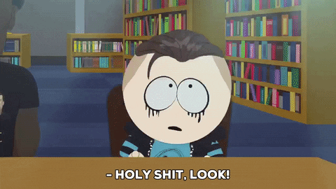 surprised ghost GIF by South Park 