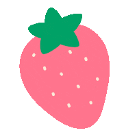 Anterie strawberry capybara ichigo frutilla Sticker