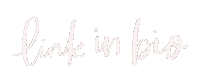 sincerelyari swipe up lettering link bio Sticker