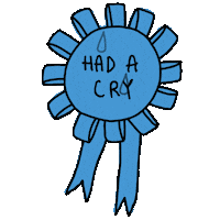 Sad Cry Sticker