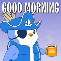 Happy Good Morning GIF by Pudgy Penguins