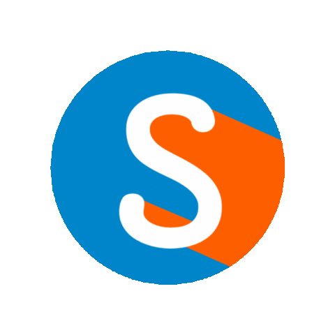 Orange Abc Sticker