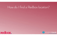 Faq Redbox GIF by Coupon Cause