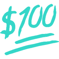 onehundreddollars dolladolla Sticker by The Penny Hoarder