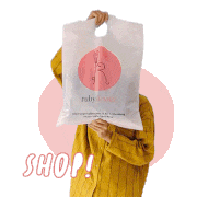Myrubylicious happy new shopping shop Sticker