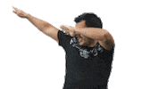 Dab Dabbing Sticker by hffx