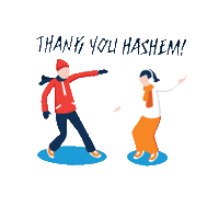 Snow Sticker by Thank You Hashem