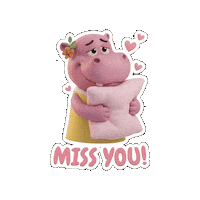 Miss You Love Sticker