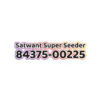 SatwantAgro tractor satwant satwant agro satwant agro engineers Sticker