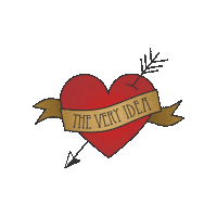 Bleeding Heart Love Sticker by 615 Collection