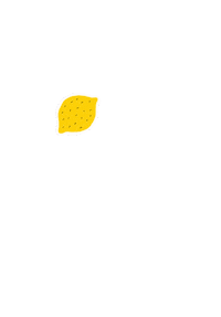 Lemon Tree Summer Sticker