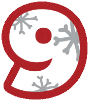 Christmas Santa Sticker by Hickory Farms