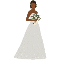 Wedding Bride Sticker by Loverly