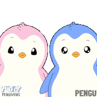 Confused Wait What Sticker by Pudgy Penguins