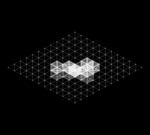 3d cube GIF by Joanie Lemercier