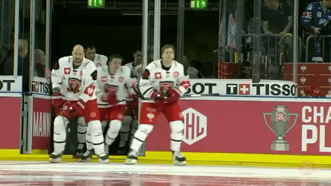 Hradec Kralove Stretch GIF by Champions Hockey League