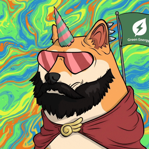 Shiba Inu Illustration GIF by Doge Pound